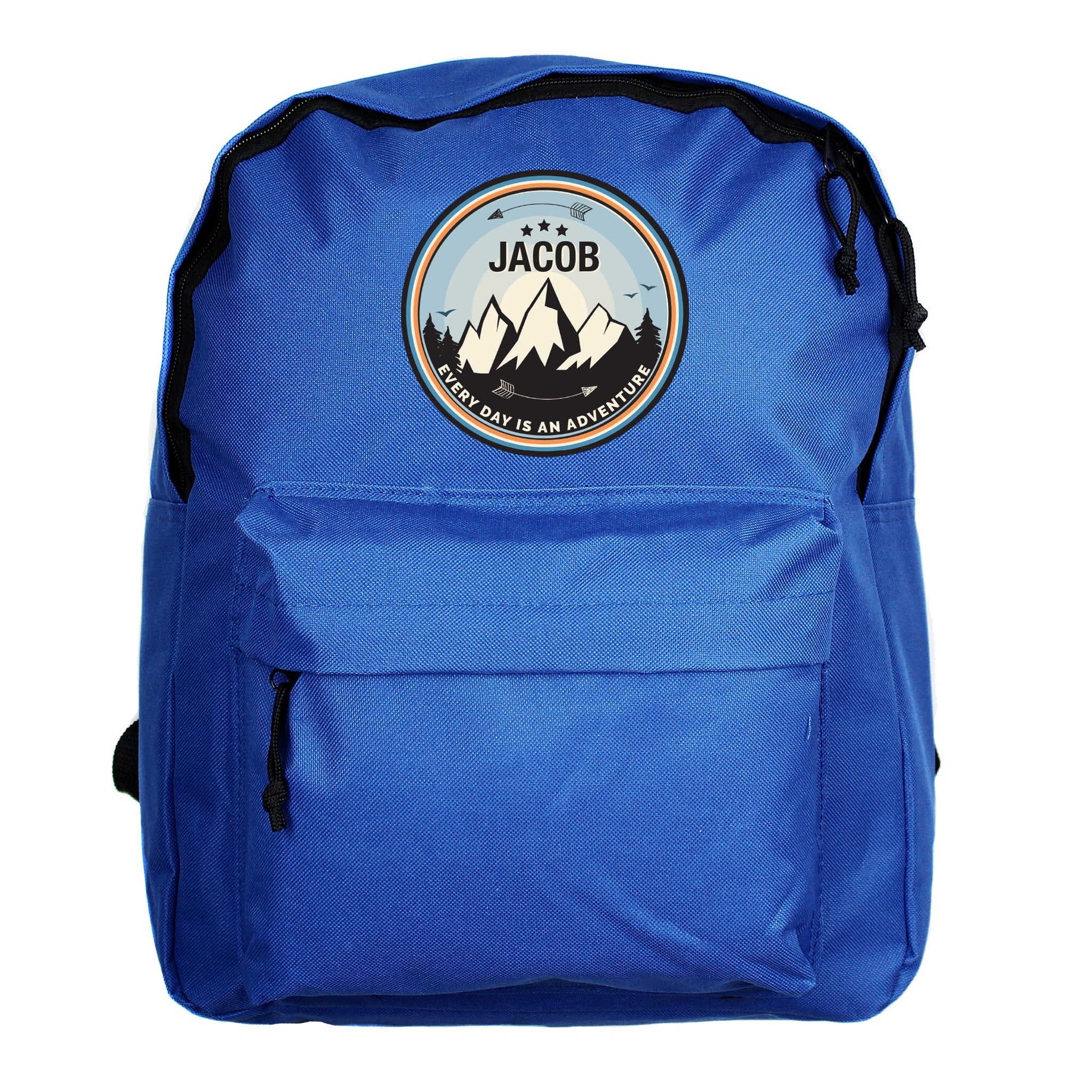 Personalised Adventure Blue Backpack: 5 - Kids Bags By Gift Moments