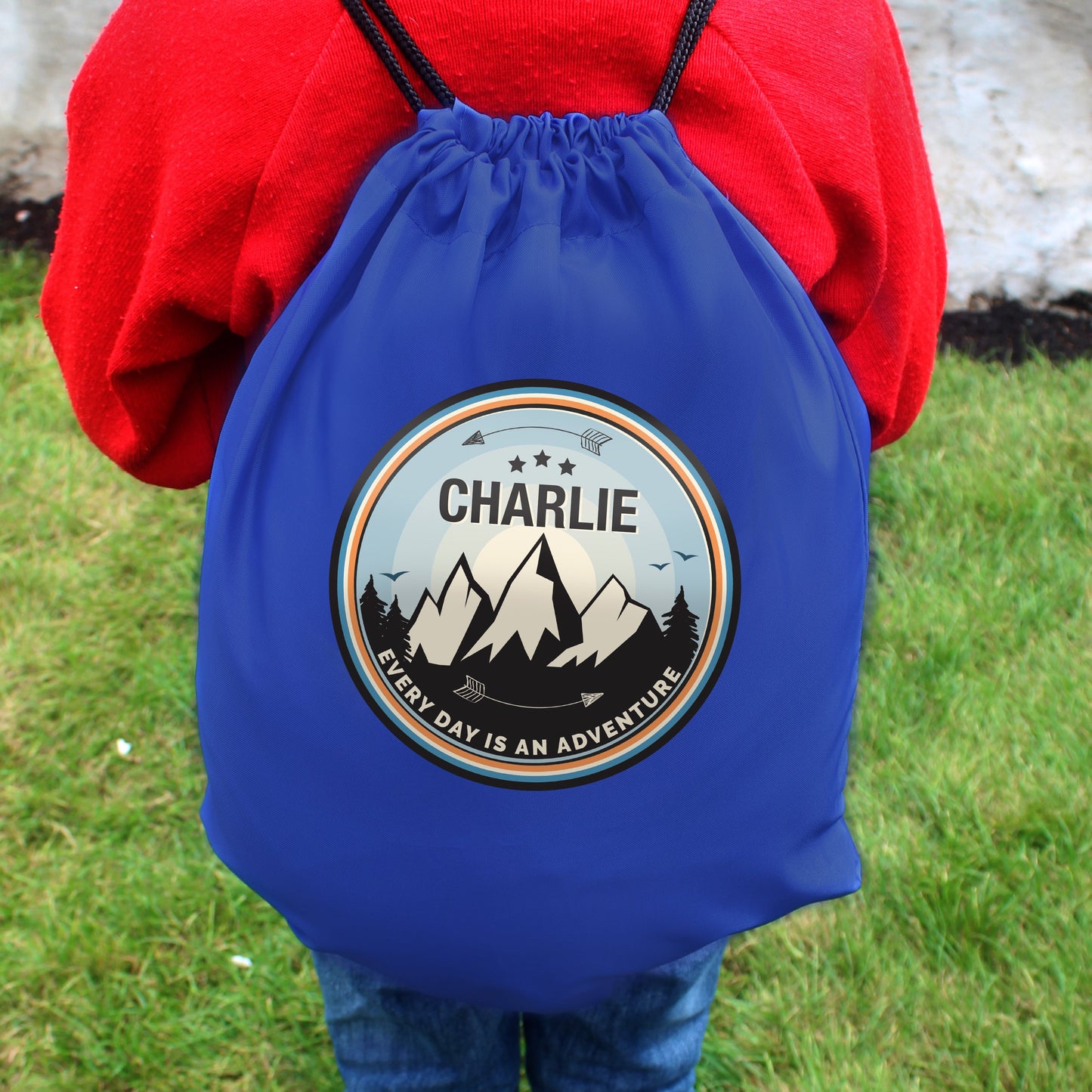 Personalised Adventure Blue Kit Bag: 2 - Kids Bags By Gift Moments