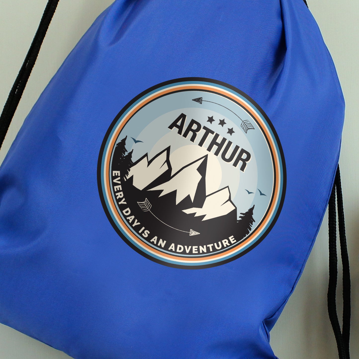 Personalised Adventure Blue Kit Bag: 6 - Kids Bags By Gift Moments