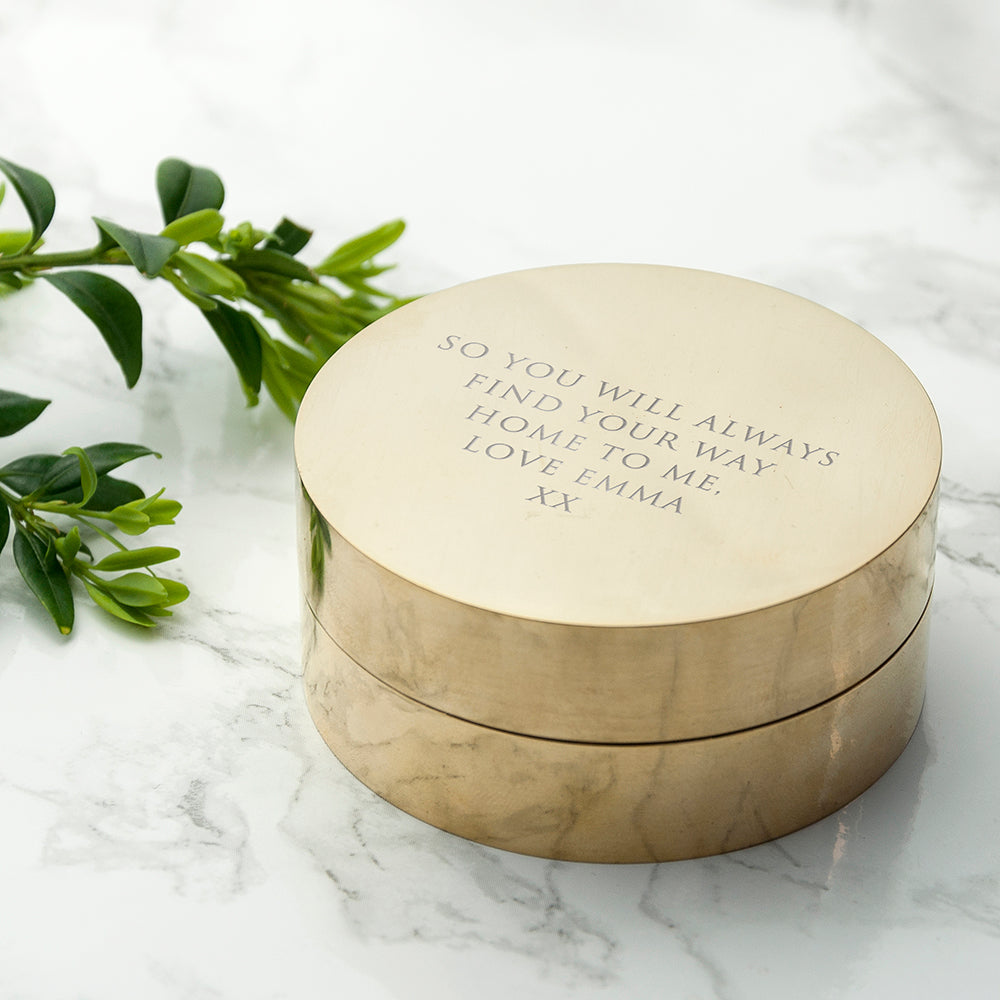 Personalised Adventurer’s Brass Sundial and Compass: 4 - Compasses By Gift Moments