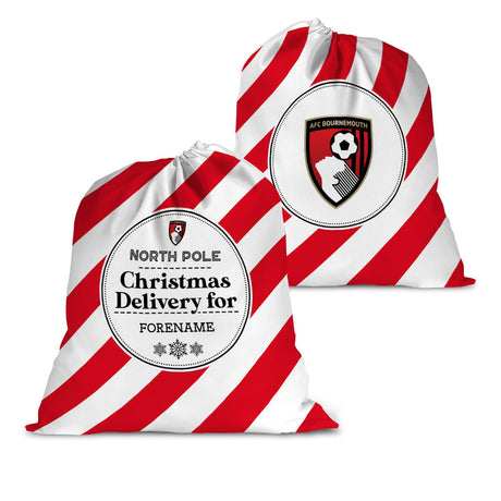 Personalised AFC Bournemouth Christmas Delivery Sack: 1 - Christmas By Bournemouth
