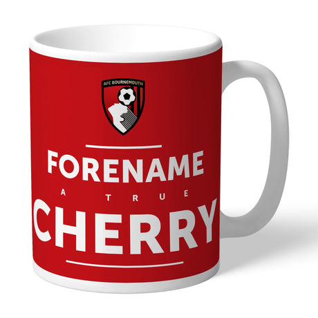 Personalised AFC Bournemouth True Mug: 1 - Mugs By Bournemouth