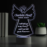 Personalised Angel Memorial Verse Colour Changing LED Light: 1 - LED Lighting By Gift Moments