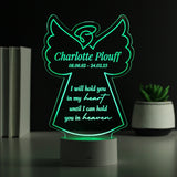 Personalised Angel Memorial Verse Colour Changing LED Light: 8 - LED Lighting By Gift Moments