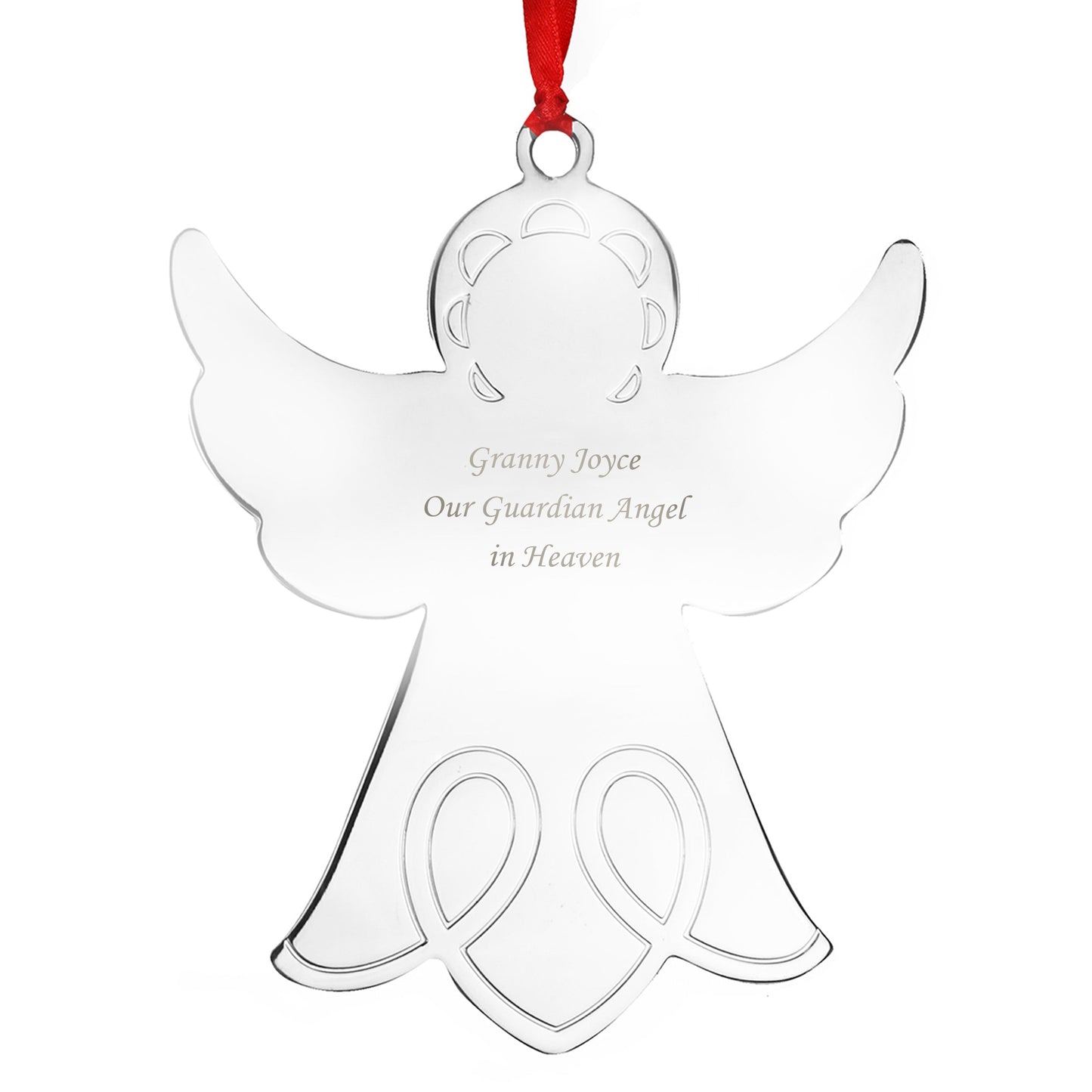 Personalised Angel Tree Decoration: 5 - Christmas Decorations By Gift Moments