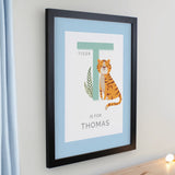 Personalised Animal Alphabet Framed Prints: 6 - Framed Prints By Gift Moments