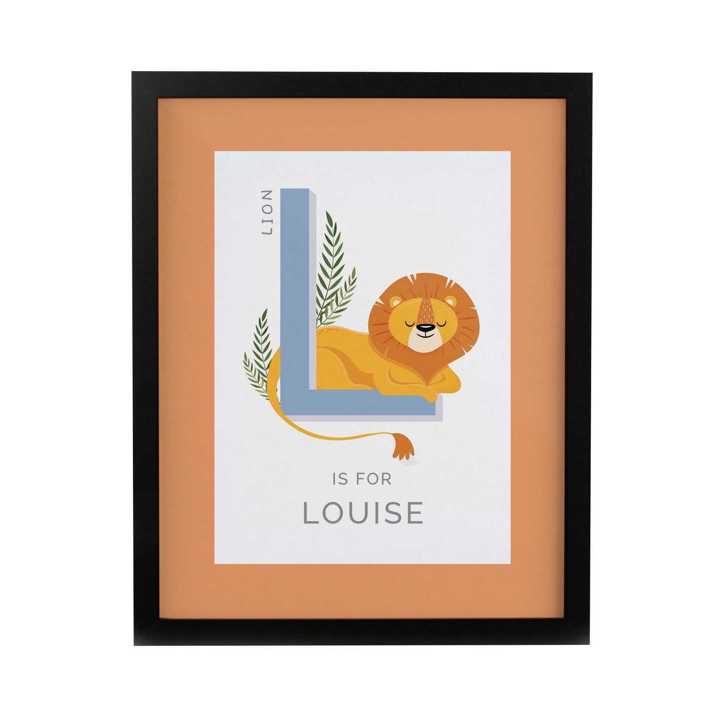 Personalised Animal Alphabet Framed Prints: 9 - Framed Prints By Gift Moments