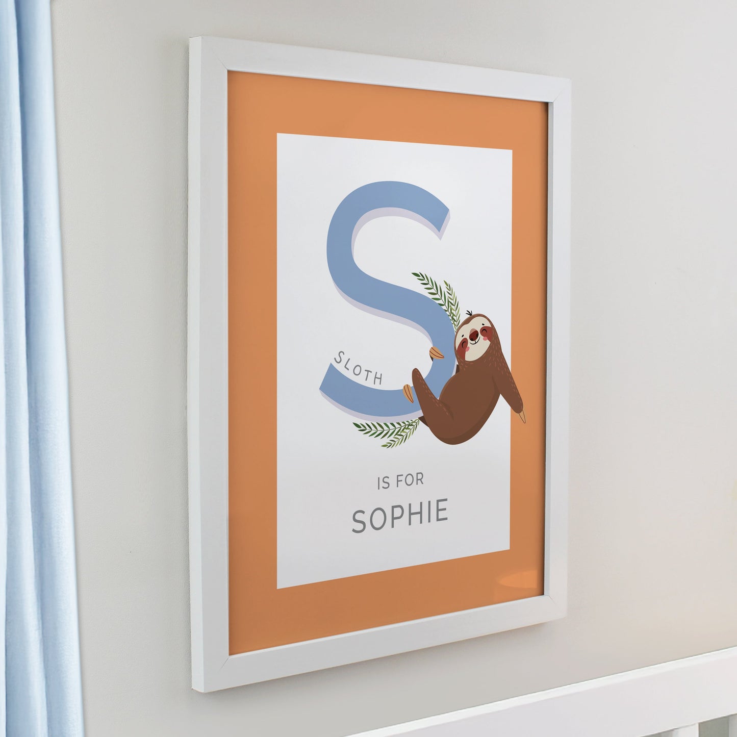 Personalised Animal Alphabet Framed Prints: 7 - Framed Prints By Gift Moments
