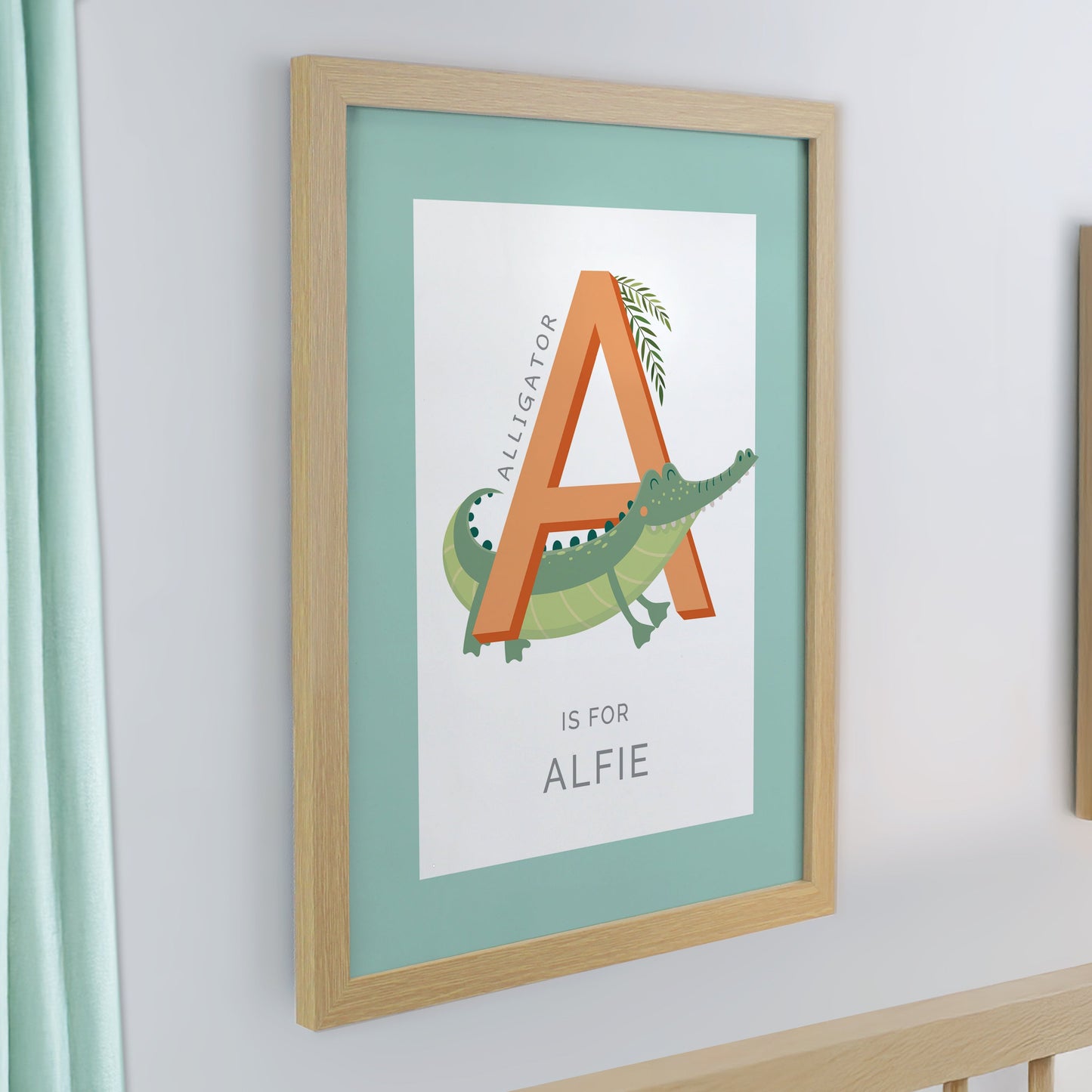 Personalised Animal Alphabet Framed Prints: 5 - Framed Prints By Gift Moments