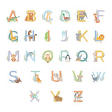 Personalised Animal Alphabet Plastic Bowl: 4 - Tableware By Gift Moments