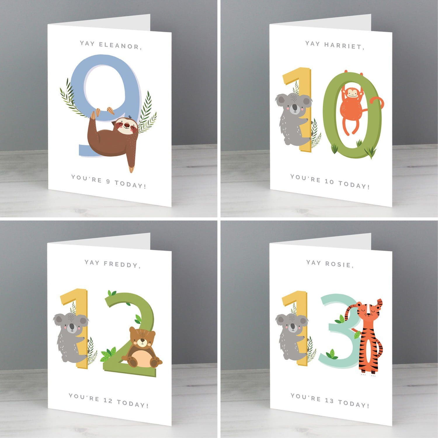 Personalised Animal Birthday Card - Shop Greeting Cards At Gift Moments - 4