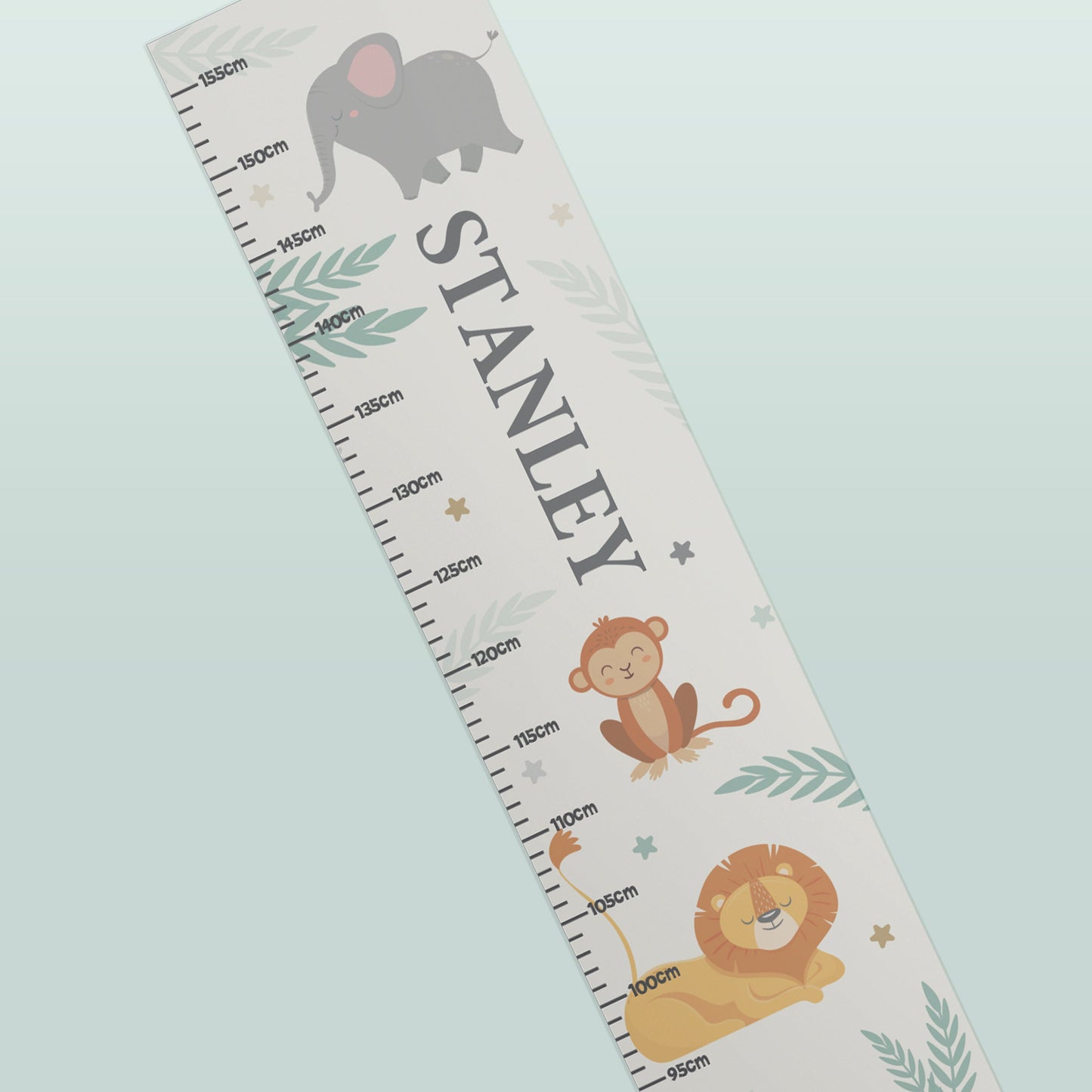 Personalised Animal Height Chart: 4 - Height Charts By Gift Moments