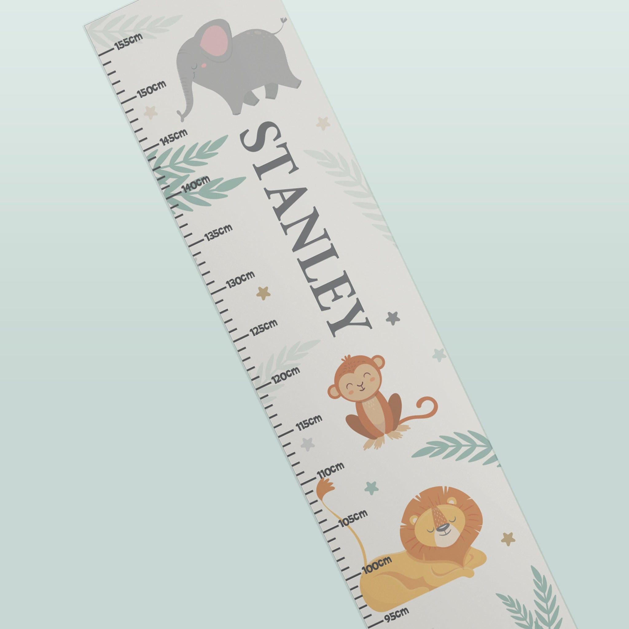 Personalised Animal Height Chart: 4 - Height Charts By Gift Moments