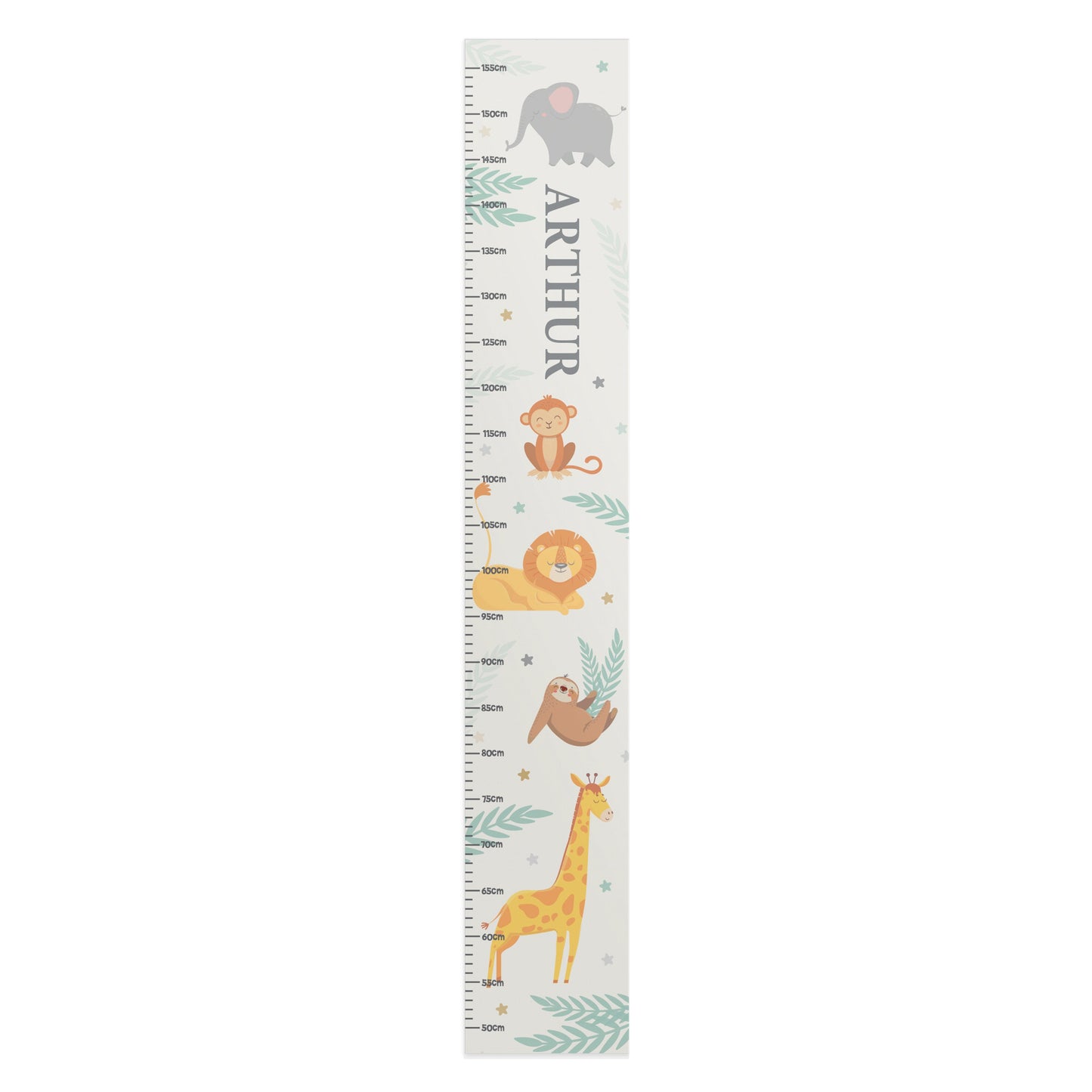 Personalised Animal Height Chart: 5 - Height Charts By Gift Moments
