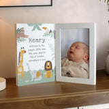 Personalised Animals Wooden Hinged 6x4 Photo Frame: 3 - Photo Frames By Gift Moments