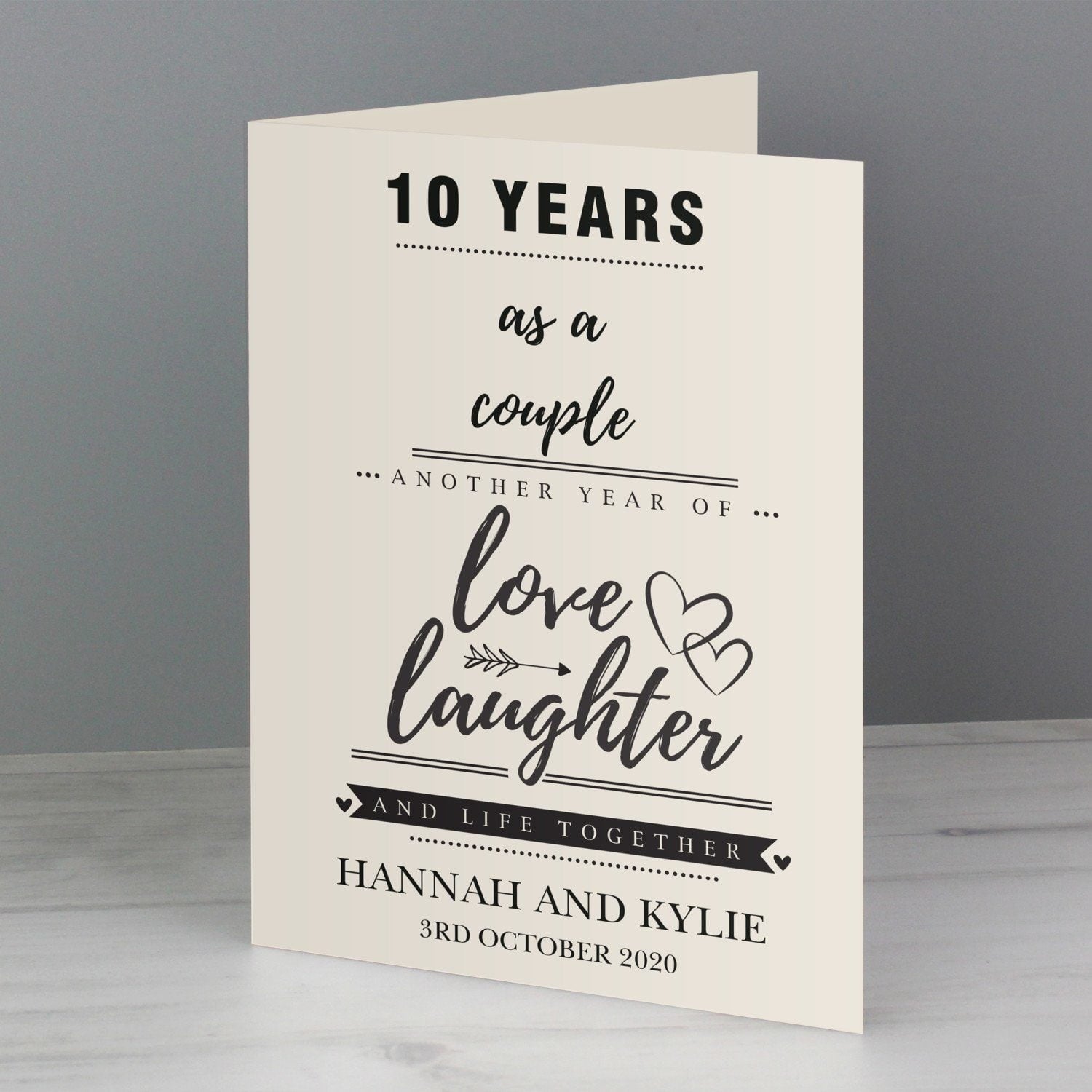 Personalised Anniversary Card - Shop Greeting Cards At Gift Moments - 2