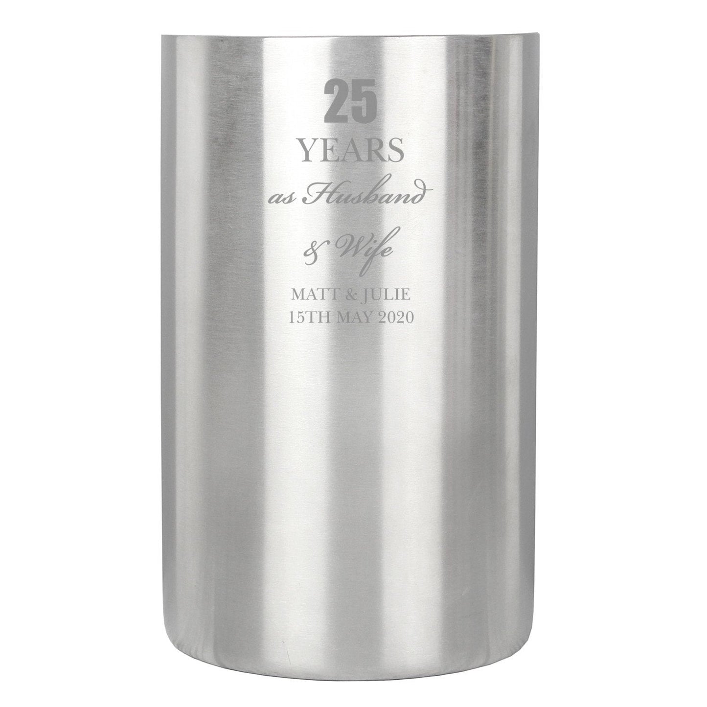 Personalised Anniversary Wine Cooler: 4 - Barware By Gift Moments