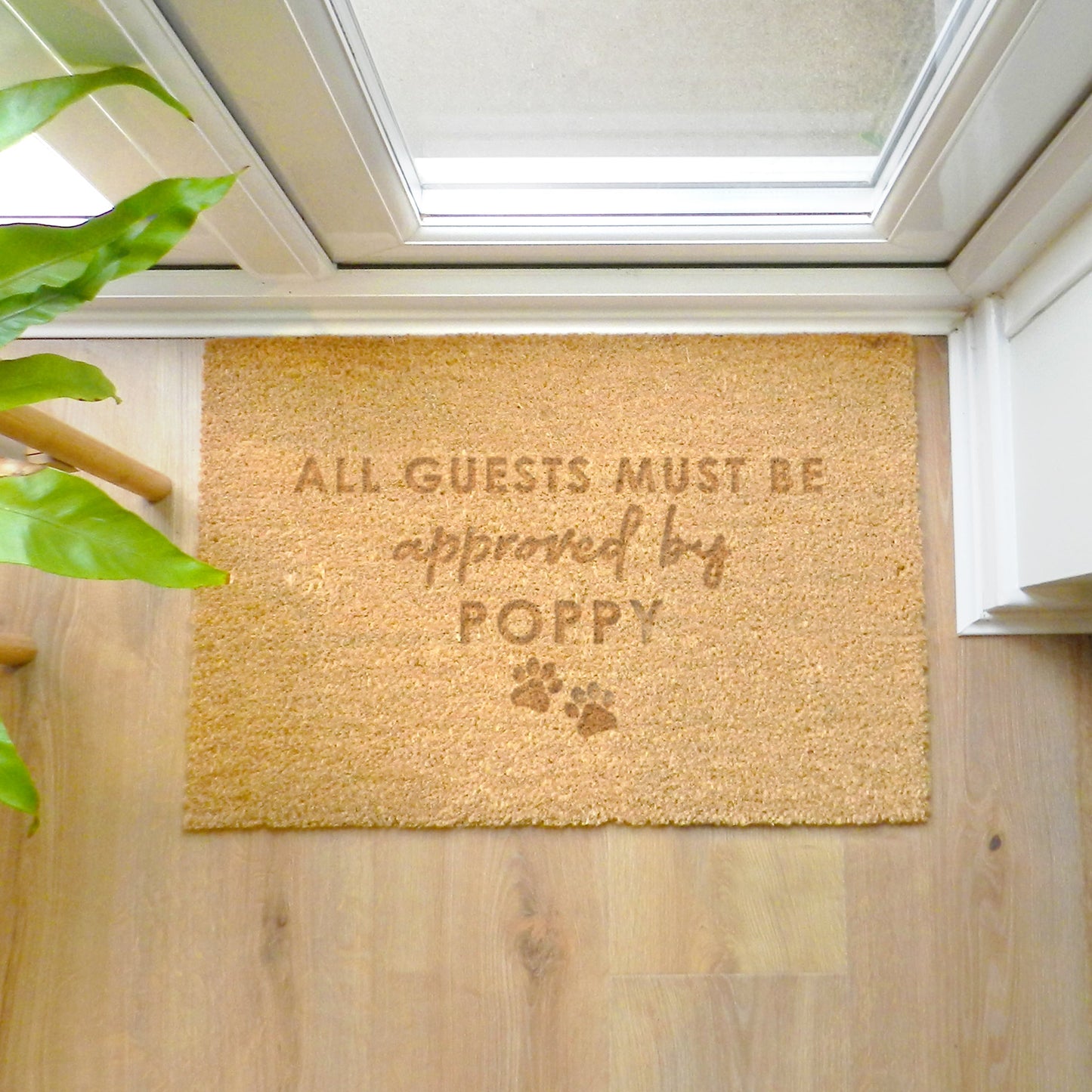 Personalised Approved By The Pet Rectangle Indoor Doormat: 4 - Doormats By Gift Moments