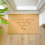 Personalised Approved By The Pet Rectangle Indoor Doormat: 4 - Doormats By Gift Moments