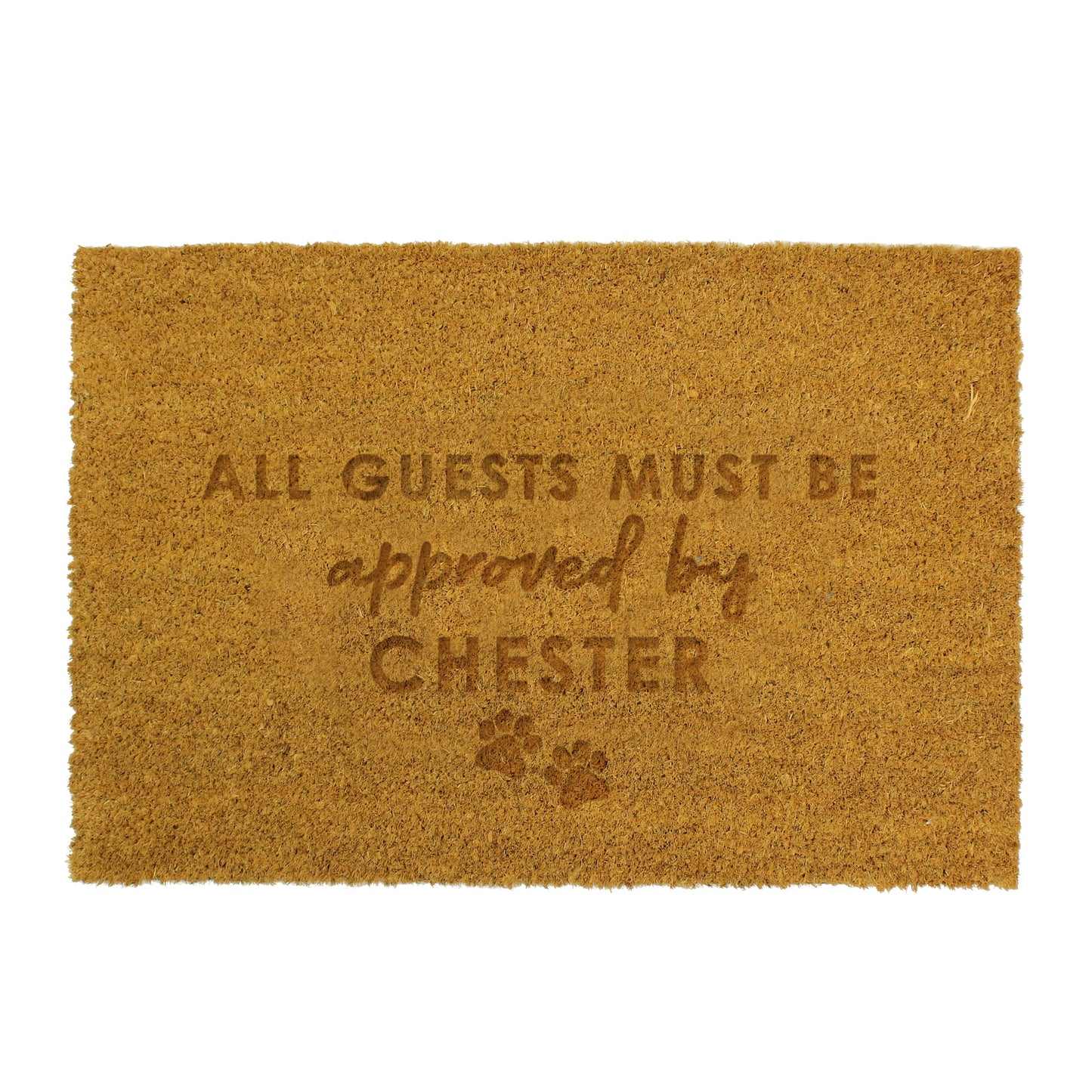 Personalised Approved By The Pet Rectangle Indoor Doormat: 5 - Doormats By Gift Moments