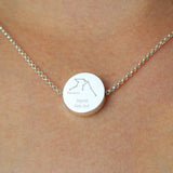 Personalised Aquarius Zodiac Star Sign Necklace (Jan 20th - Feb 18th): 3 - Necklaces By Gift Moments