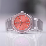 Personalised Architect Wave Watch in Peach Breeze: 3 - Watches By Architect Watches