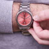 Personalised Architect Wave Watch in Peach Breeze: 5 - Watches By Architect Watches