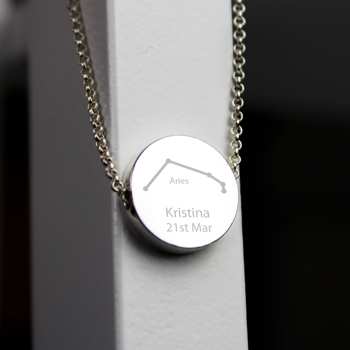 Personalised Aries Zodiac Star Sign Necklace (Mar 21st - Apr 19th): 4 - Necklaces By Gift Moments