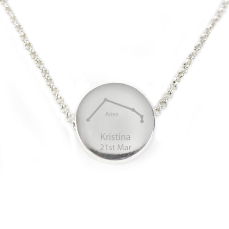 Personalised Aries Zodiac Star Sign Necklace (Mar 21st - Apr 19th): 8 - Necklaces By Gift Moments