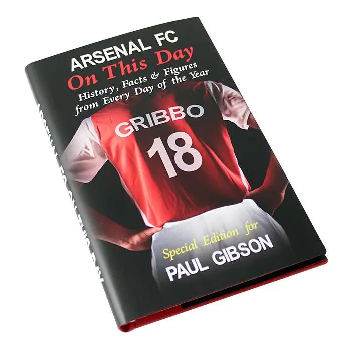 Personalised Arsenal On This Day Book - Shop Books At Gift Moments - 2