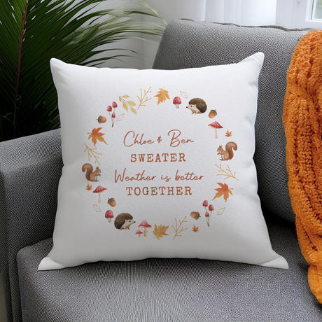 Personalised Autumn Cushion: 3 - Cushions By Gift Moments