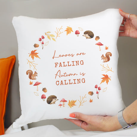 Personalised Autumn Cushion: 2 - Cushions By Gift Moments