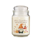 Personalised Autumn Gonk Large Candle Jar: 4 - Candles By Gift Moments