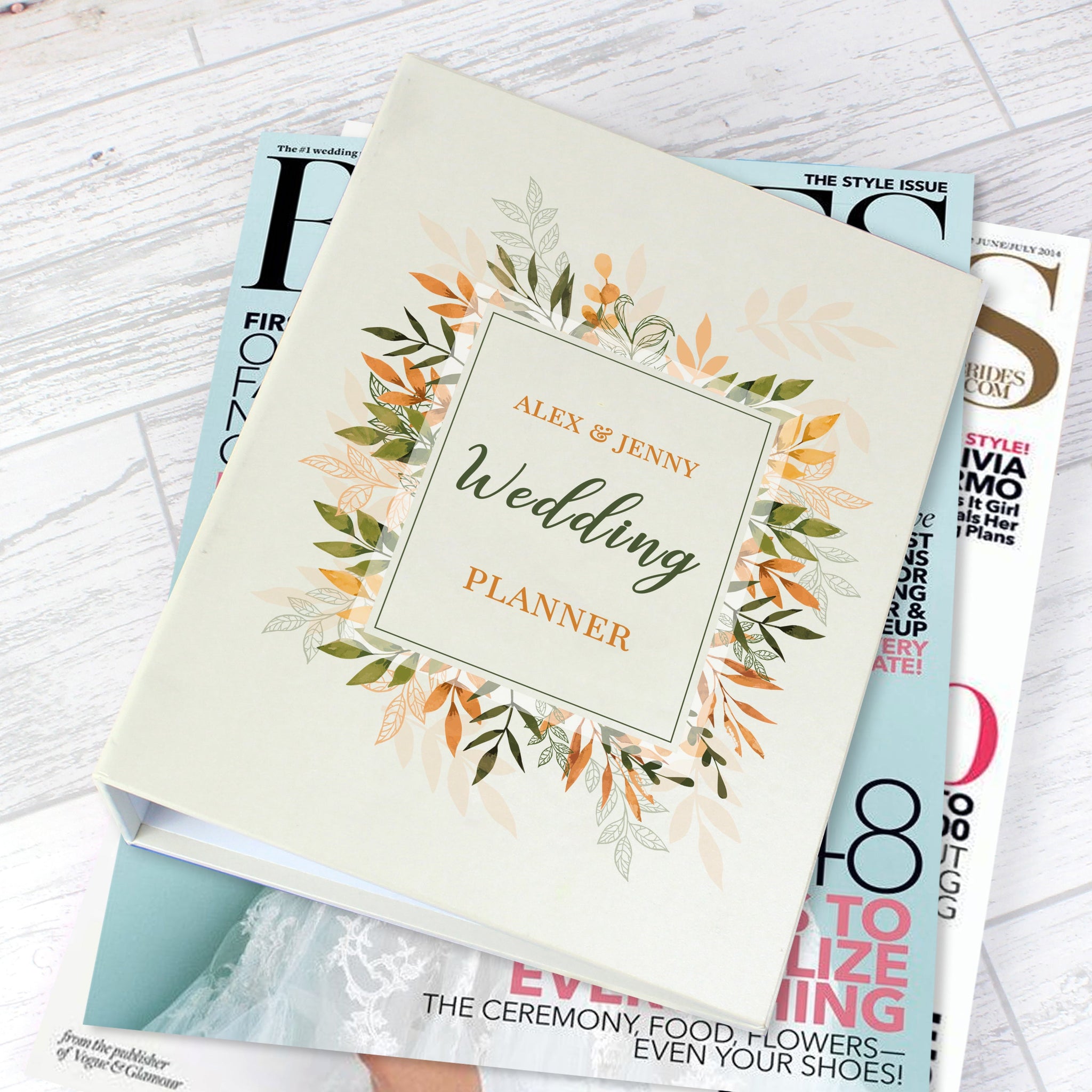 Personalised Autumnal Wedding Planner: 2 - Calendars & Planners By Gift Moments