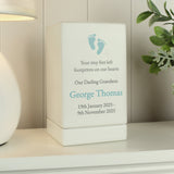 Personalised Baby Boy Small Wooden Urn: 3 - Urns By Gift Moments