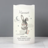 Personalised Baby Bunny LED Candle: 1 - LED Lighting By Gift Moments