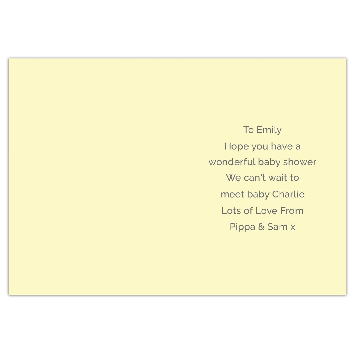 Personalised Baby Shower and New Baby Card: 4 - Greeting Cards By Gift Moments