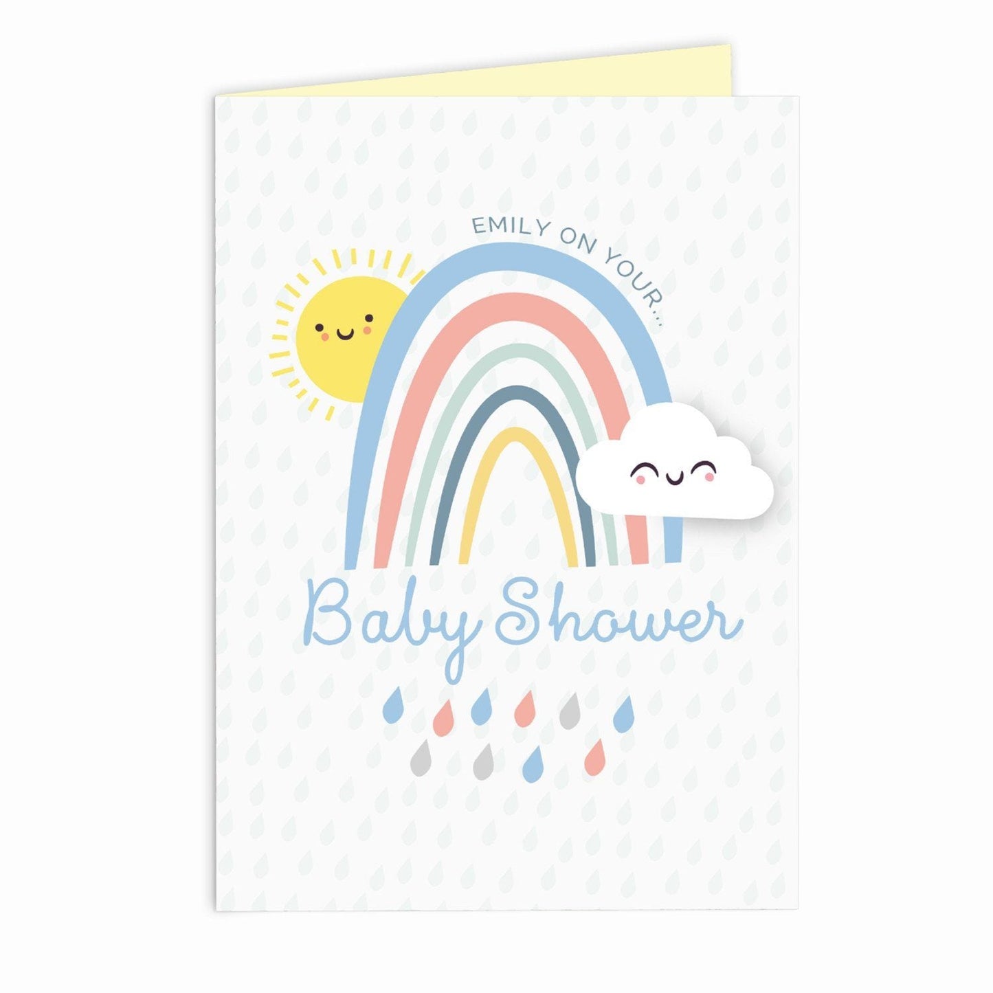 Personalised Baby Shower and New Baby Card: 3 - Greeting Cards By Gift Moments
