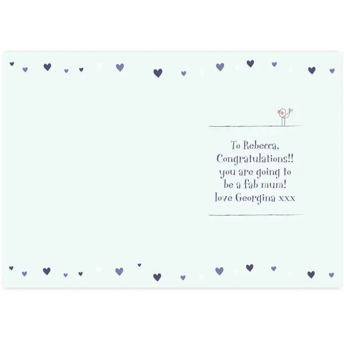 Personalised Baby Shower Umbrella Card: 4 - Greeting Cards By Gift Moments
