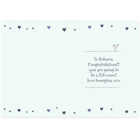 Personalised Baby Shower Umbrella Card: 4 - Greeting Cards By Gift Moments
