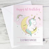 Personalised Baby Unicorn Card: 3 - Greeting Cards By Gift Moments