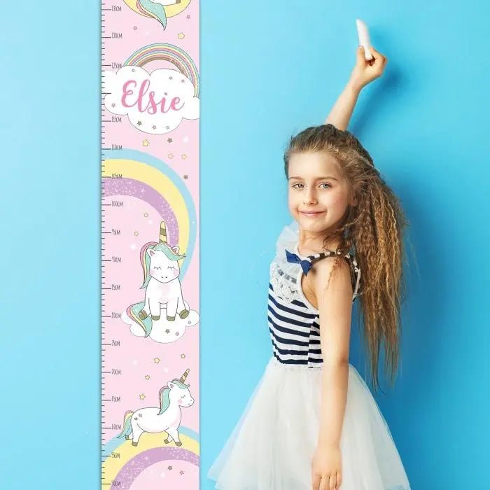 Personalised Baby Unicorn Height Chart: 2 - Height Charts By Gift Moments