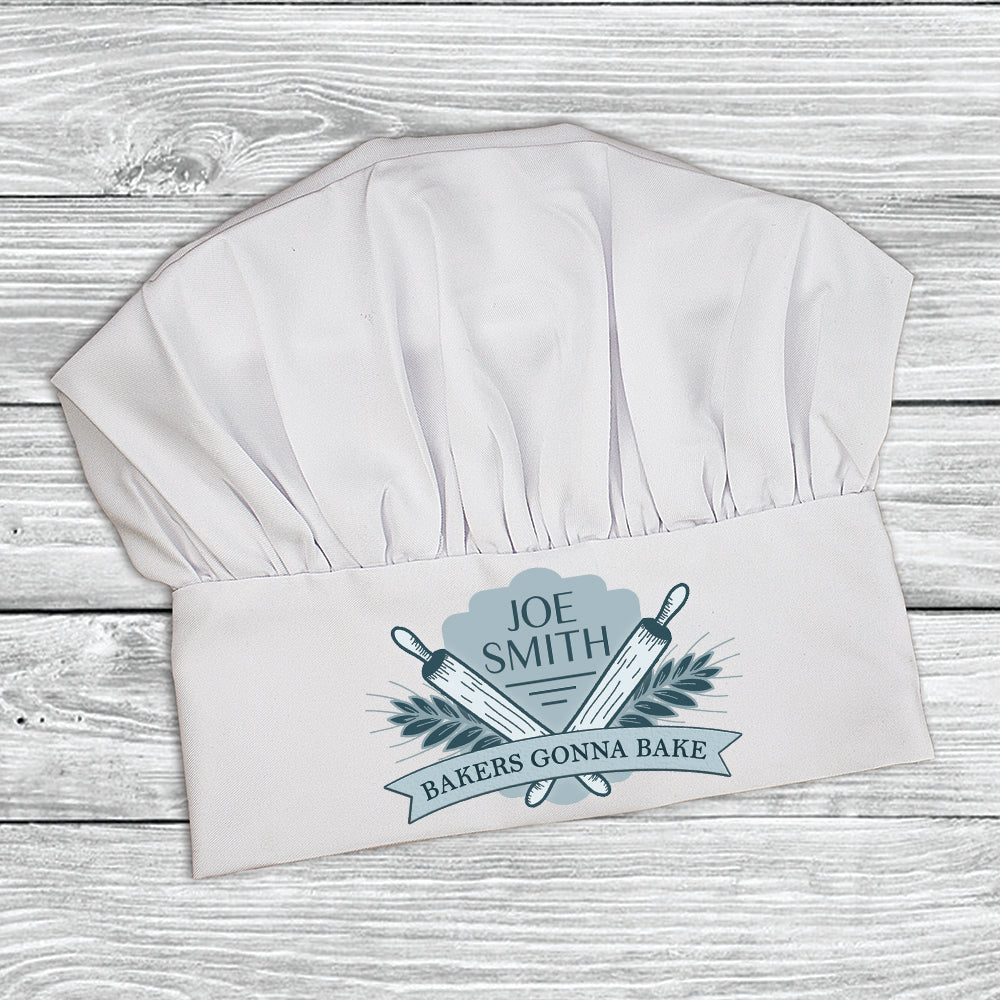 Personalised Bakers Gonna Bake Chef Hat - Shop Chef Hats At Gift Moments - 3