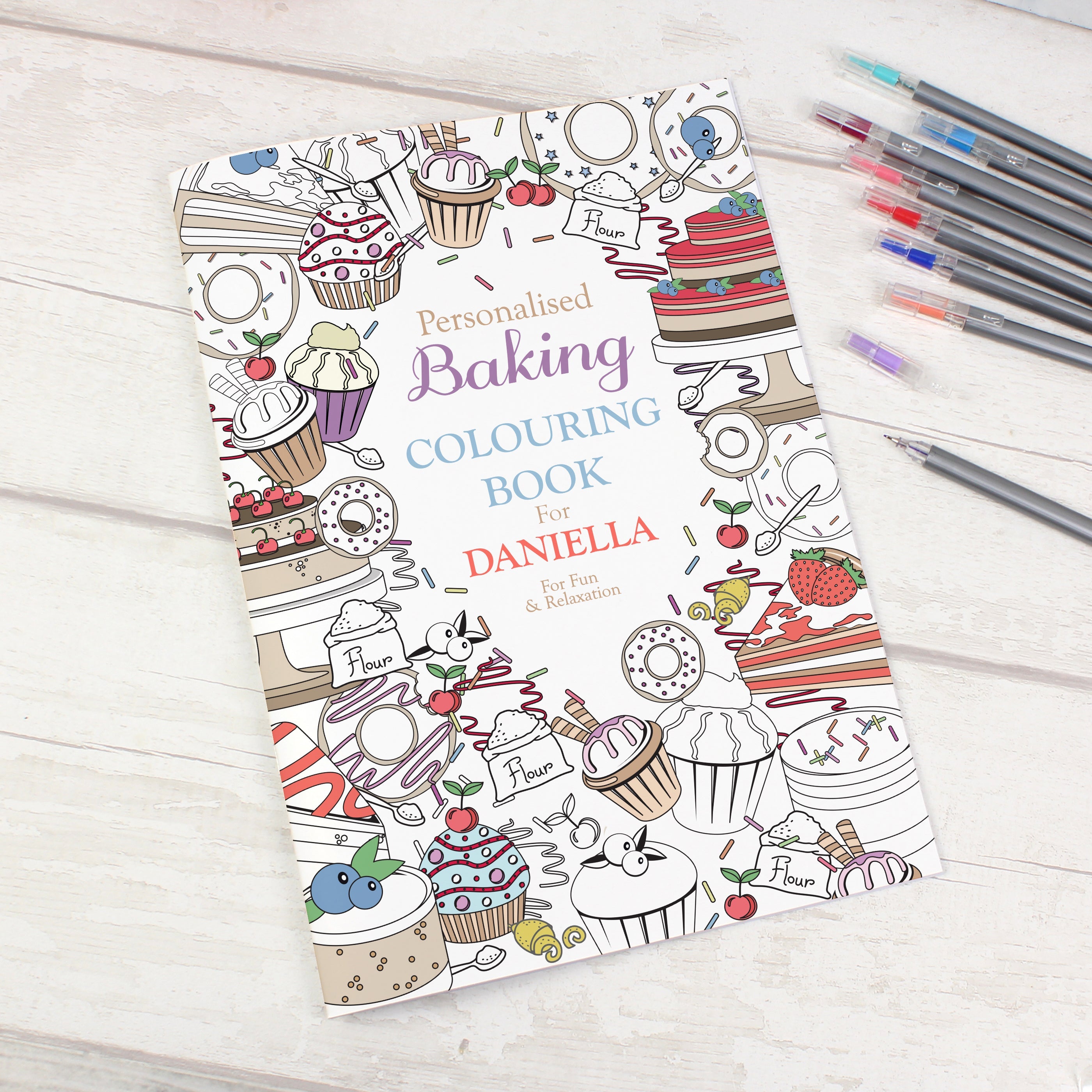 Personalised Baking Colouring Book - Shop Books At Gift Moments - 5