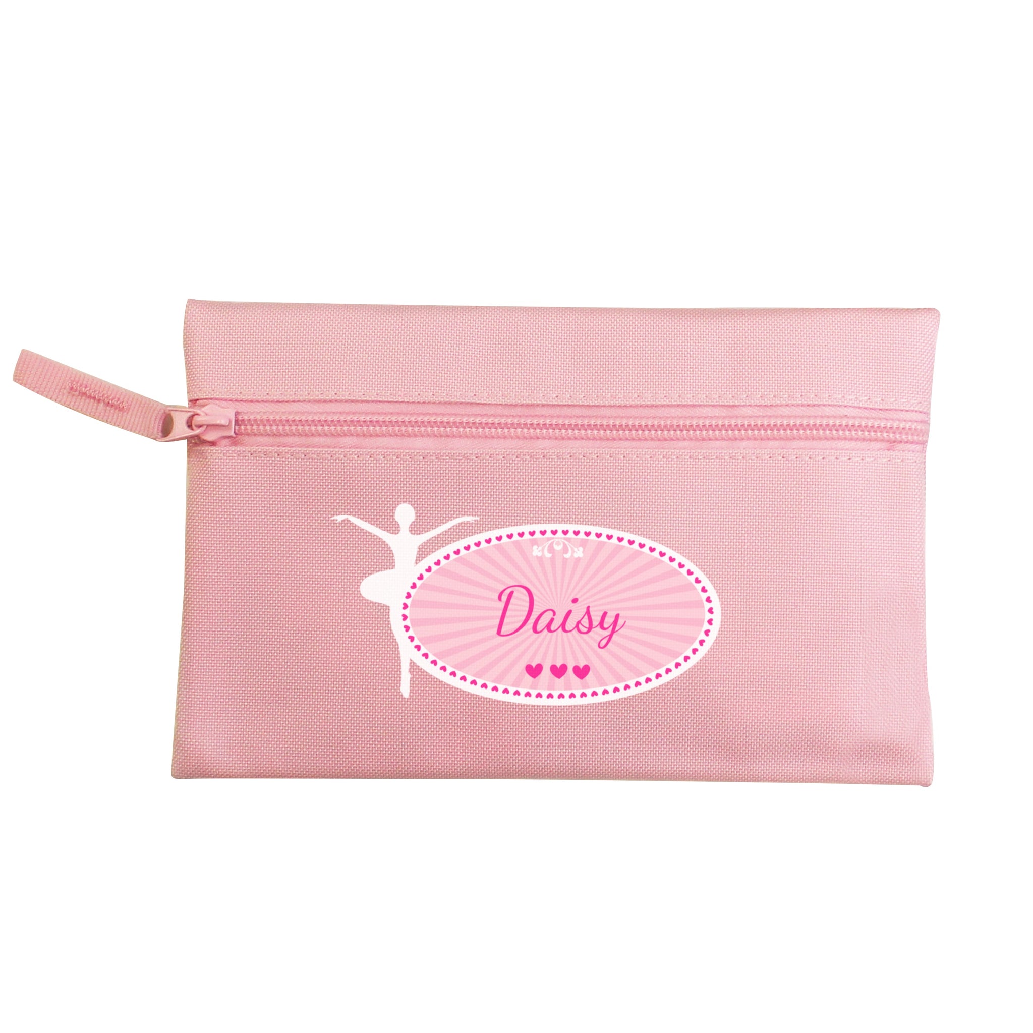 Personalised Ballerina Pink Pencil Case: 5 - Pencil Cases & Sets By Gift Moments
