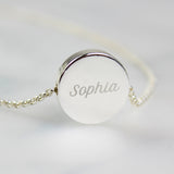 Personalised Bat Mitzvah Sentiment Silver Tone Necklace and Box: 4 - Necklaces By Gift Moments