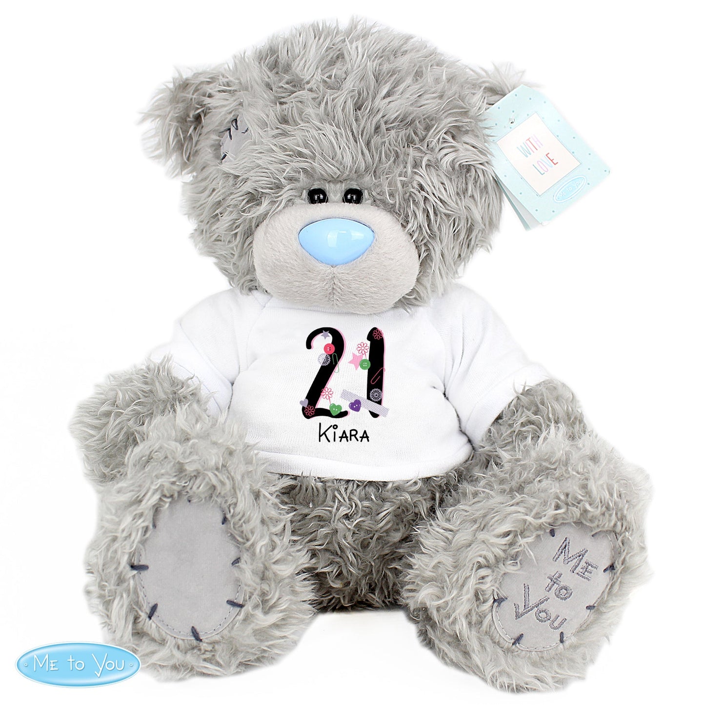 Personalised Me to You Bear Birthday Big Age: 2 - Teddy Bears & Soft Toys