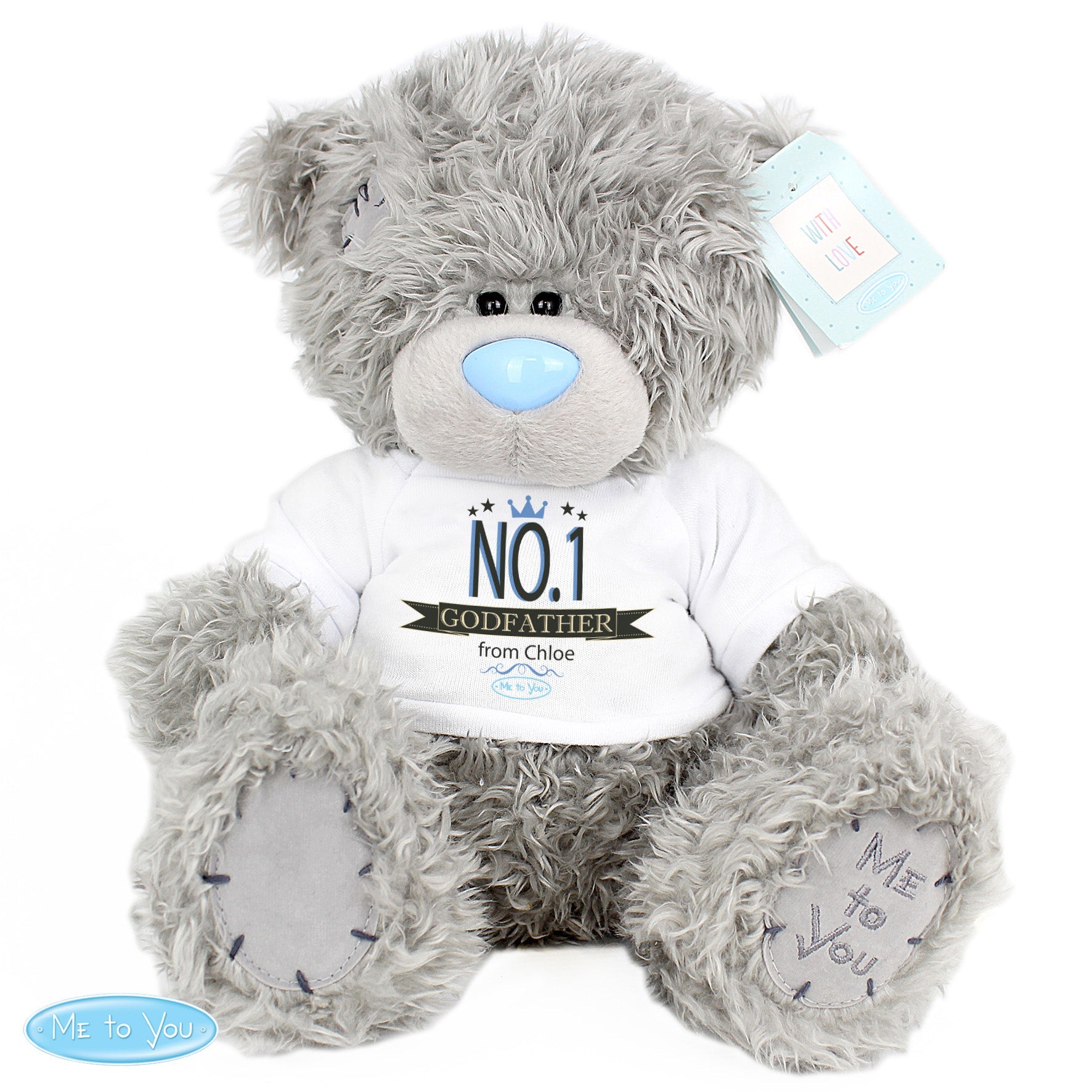Personalised Me to You Bear ’No.1’: 3 - Teddy Bears & Soft Toys By Gift Moments