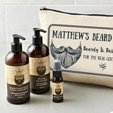 Personalised Beardy & Brilliant Beard Kit: 4 - Toiletry & Makeup Bags By Gift Moments