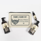 Personalised Beardy & Brilliant Beard Kit: 5 - Toiletry & Makeup Bags By Gift Moments